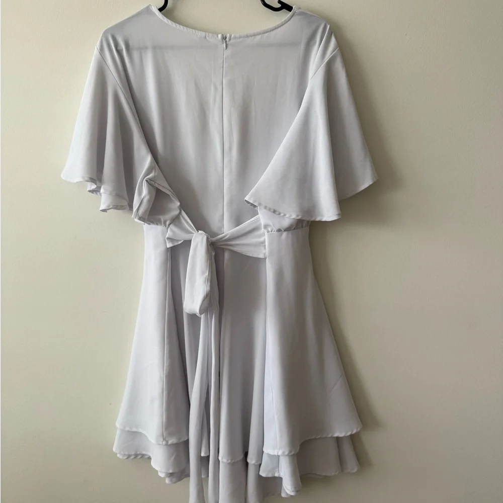 Amazon Essentials White Mini Dress - Picture 2 of 3